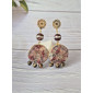 Earrings Tiger Agate