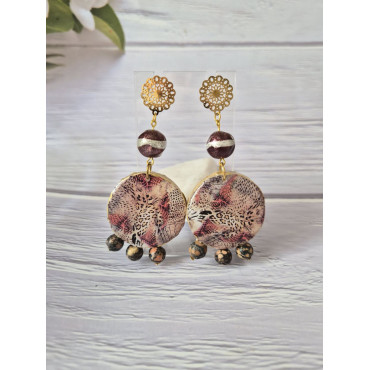 Earrings Tiger Agate