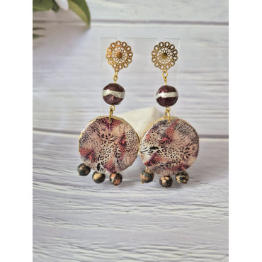 Earrings Tiger Agate