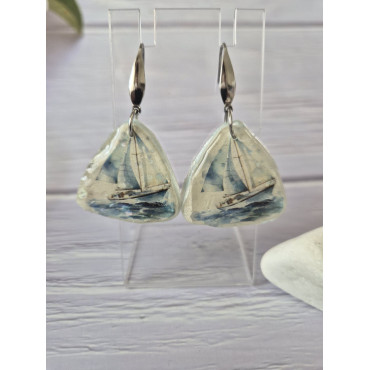 Earrings Yacht Triangle 