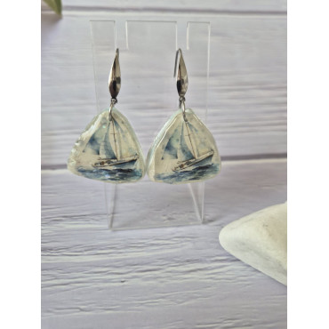 Earrings Yacht Triangle 