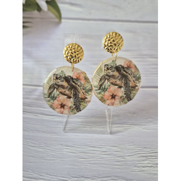 Earrings Sea Turtle Two