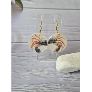 Earrings Crab Two