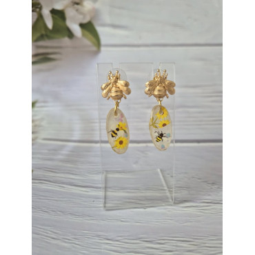 Earrings Beehive Two