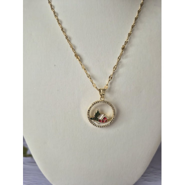 Колие Коледн Къщурка