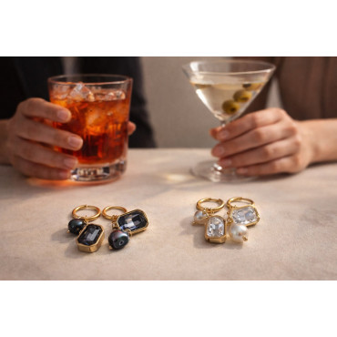 Earrings Hoops Fresh Pearl