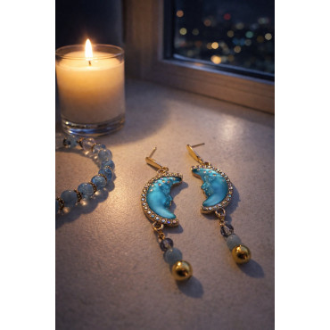Earrings The Moon