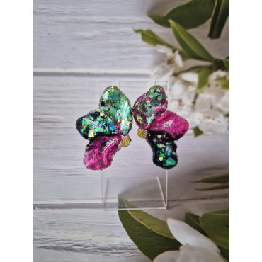 Earrings Half Leaf 1