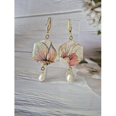 Earrings Fresh Water Pearl