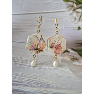 Earrings Fresh Water Pearl