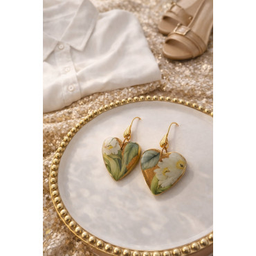 Earrings Magnolias