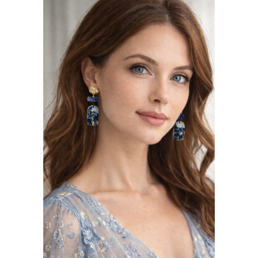 Earrings Blue Magic 1