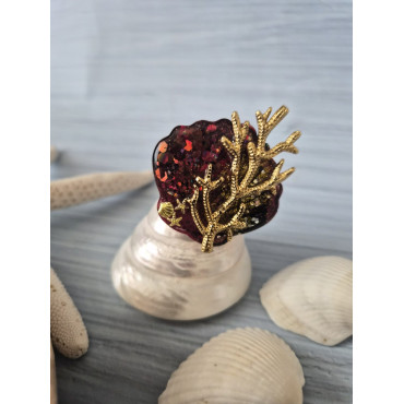 Ring Red Coral