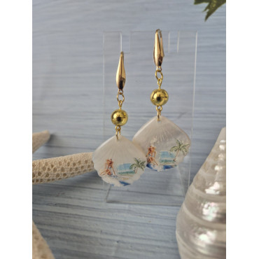 Earrings Beach Day