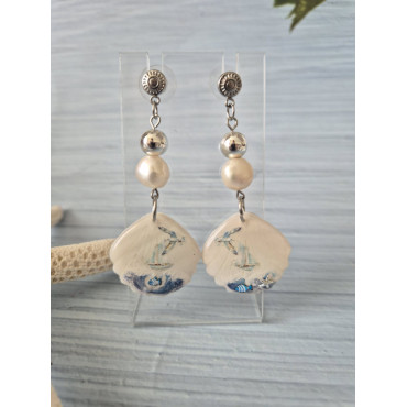 Earrings Sea View
