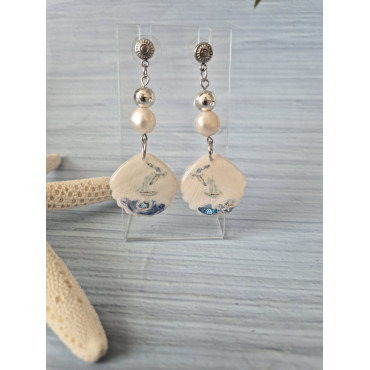 Earrings Sea View