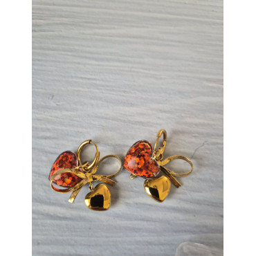 Earrings Heart Trendy
