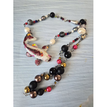 Necklace Koi Fish Dark