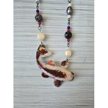 Necklace Koi Fish Dark