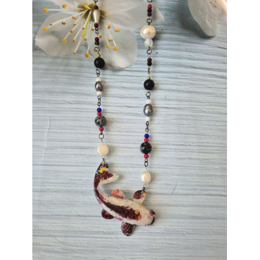Necklace Koi Fish Dark