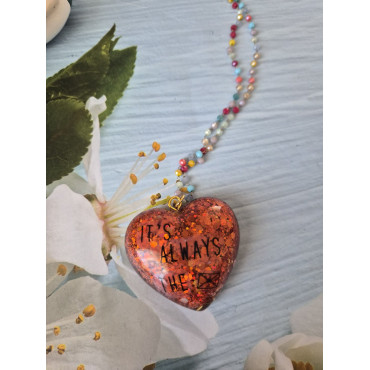 Necklace Heart Letter