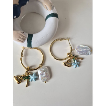 Earrings Hoops Summer