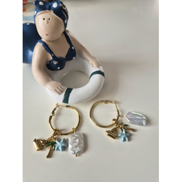 Earrings Hoops Summer