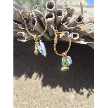 Earrings Hoops Summer